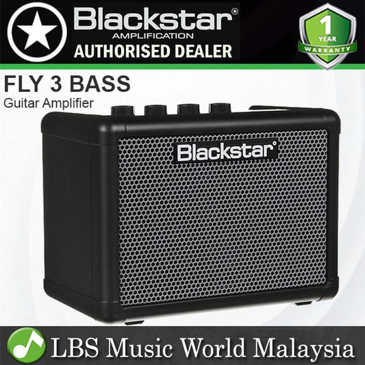 Blackstar Fly 3 Bass 3 Watt 1 Channel Solid State Guitar Combo Mini Amp Amplifier (Fly3)