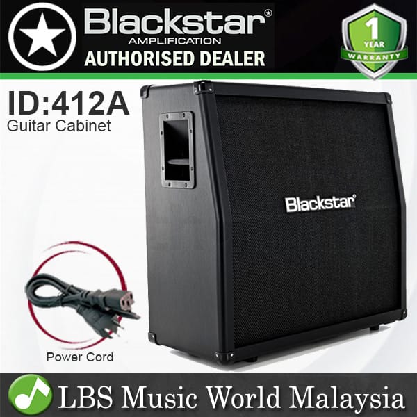 [Discontinued] Blackstar ID:412A 320 Watt Extension Angled Speaker Mono Guitar Cabinet (ID 412)