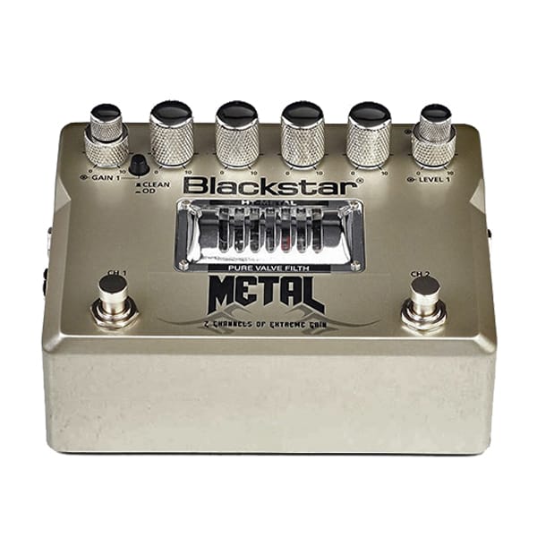 [Discontinued] Blackstar HT-Metal 2 Channel Extreme Gain and Tone Valve Distortion Guitar Pedal (HT Metal)
