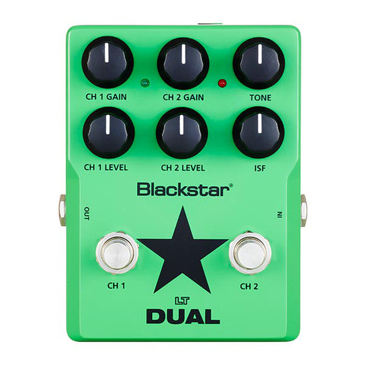 Blackstar LT-Dual 2 Channel Gain Overdrive Distortion ISF Valve Guitar Effect Pedal (LT Dual)