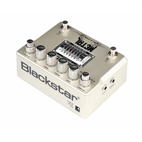[Discontinued] Blackstar HT-Metal 2 Channel Extreme Gain and Tone Valve Distortion Guitar Pedal (HT Metal)