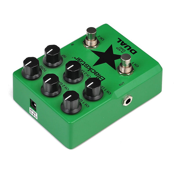 Blackstar LT-Dual 2 Channel Gain Overdrive Distortion ISF Valve Guitar Effect Pedal (LT Dual)