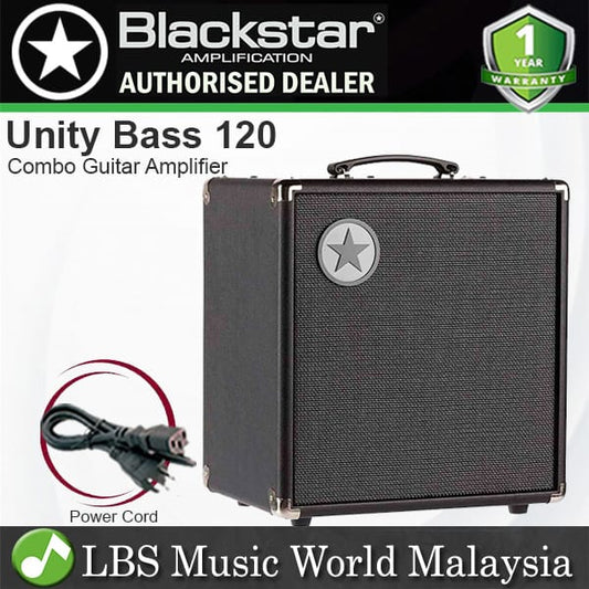Blackstar Unity Bass 120 Watt 1x12'' Solid State Bass XLR Combo Guitar Amp Amplifier (U120)