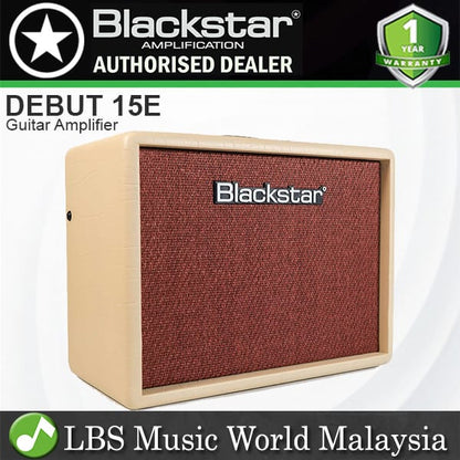 Blackstar Debut 15E 15 Watt 2x3 Inch Amp Practice Guitar Combo Amplifier with Effect (15 E)