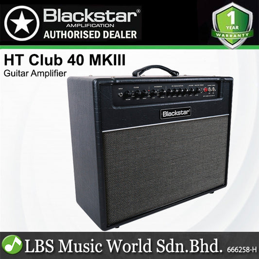 Blackstar HT Club 40 MKIII MK3 40 Watt 2 Channel 4 Footswitchable Voice Guitar Amp