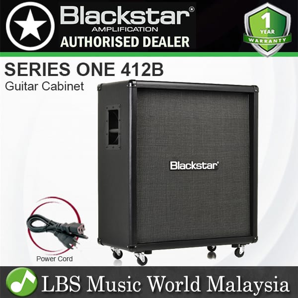 [Discontinued] Blackstar Series One 412B Pro 240 Watt Switchable Mono Extension Base Cabinet (412 B)