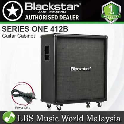 [Discontinued] Blackstar Series One 412B Pro 240 Watt Switchable Mono Extension Base Cabinet (412 B)