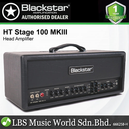 Blackstar HT Stage 100 MKIII 100 Watt 3 Channel Tube Combo Guitar Amplifier Head