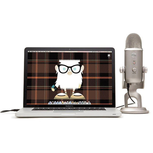 Blue Microphones Yeti USB Mic with Cable Professional Recording - Platinum