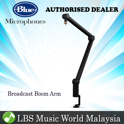 Blue Microphones Compass Premium Broadcast Boom Arm Mic Stand Holder