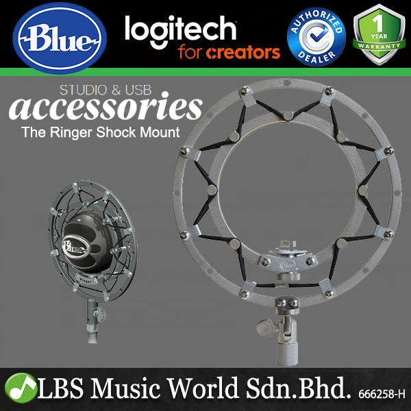 Blue Microphones The Ringer Universal Mic Shock Mount for Snowball - Silver