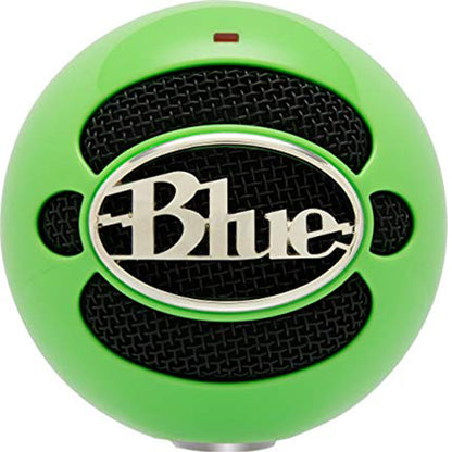 Blue Microphones Snowball USB Mic With Stand and Cable - Neon Green