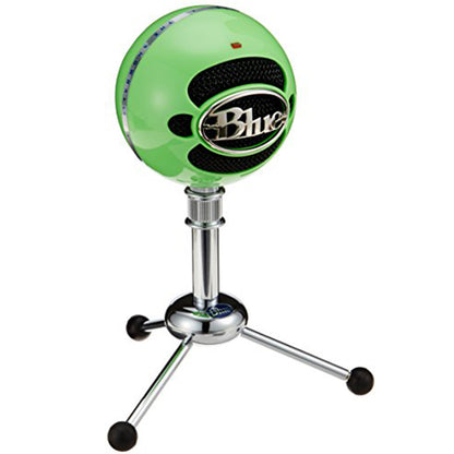 Blue Microphones Snowball USB Mic With Stand and Cable - Neon Green