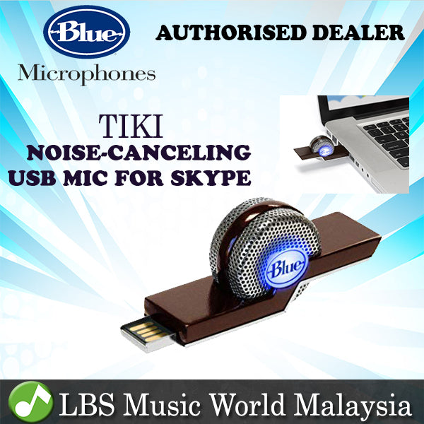 Blue Microphones TIKI USB Microphone Mic Noise Cancelling