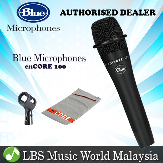 Blue Microphones enCORE 100 Black Dynamic Handheld Vocal Instrument Microphone Mic