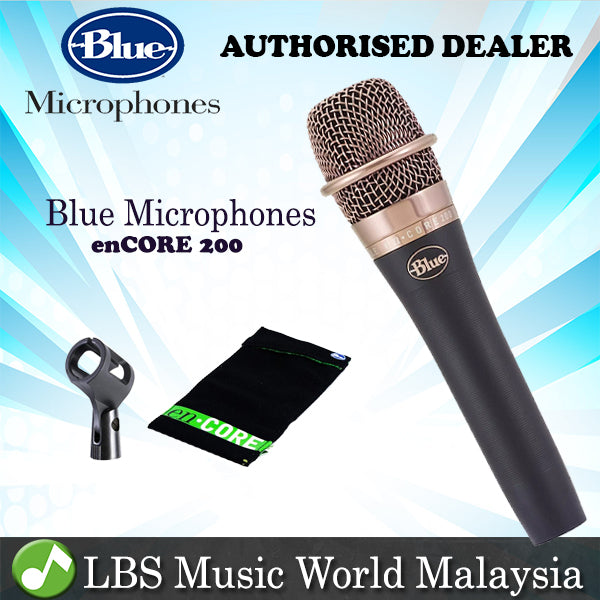 Blue Microphones enCORE 200 Dynamic Active Handheld Vocal Microphone Mic