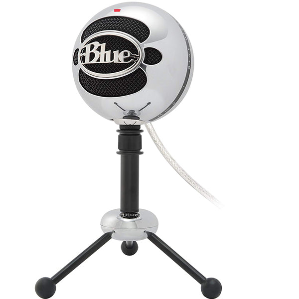 Blue Microphones Snowball USB Mic With Stand and Cable - Brushed Aluminum