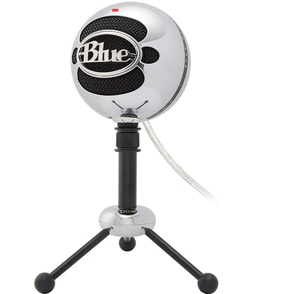 Blue Microphones Snowball USB Mic With Stand and Cable - Brushed Aluminum
