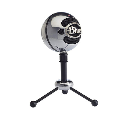 Blue Microphones Snowball USB Mic With Stand and Cable - Brushed Aluminum