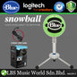 Blue Microphones Snowball USB Mic With Stand and Cable - Gloss Black
