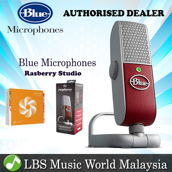 Blue Microphones Raspberry Studio Microphone Mic USB Mobile Mic (PC Mac iPad iPhone)
