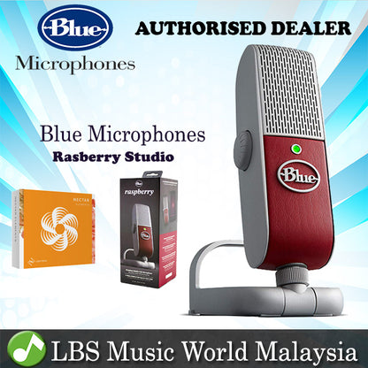 Blue Microphones Raspberry Studio Microphone Mic USB Mobile Mic (PC Mac iPad iPhone)