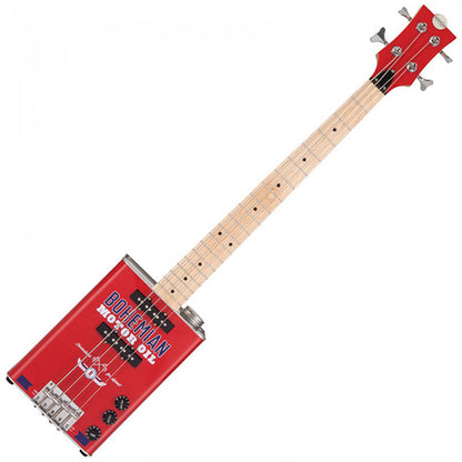 BOHEMIAN BASSES BOHEMIAN OIL CAN BASS GUITAR WITH PADDED BAG