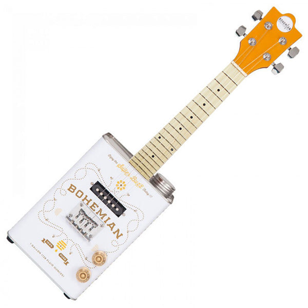 BOHEMIAN UKULELES BOHEMIAN OIL CAN UKULELE WITH PADDED BAG