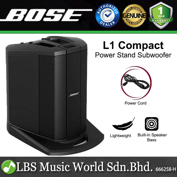 [Discontinued] Bose L1 Compact Power Stand Module with Intergrated Mixer and Subwoofer