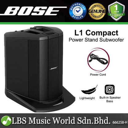 [Discontinued] Bose L1 Compact Power Stand Module with Intergrated Mixer and Subwoofer