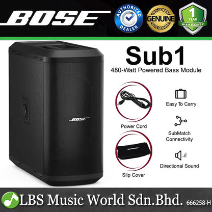 Bose Sub1 480 Watt Subwoofer Bass Module for L1 Pro Portable PA Systems (Sub 1)