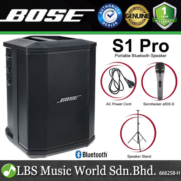 Bose S1 Pro 150 Watt 3 Channel Multi Position Portable Bluetooth Speaker PA System (S 1)