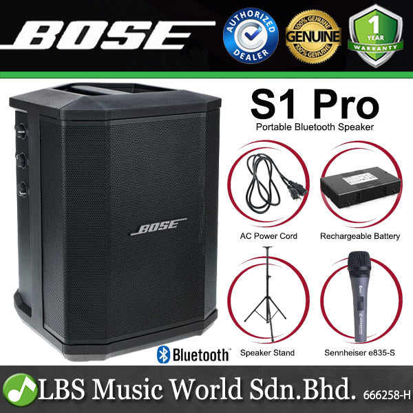 Bose S1 Pro 150 Watt 3 Channel Multi Position Portable Bluetooth Speaker PA System (S 1)