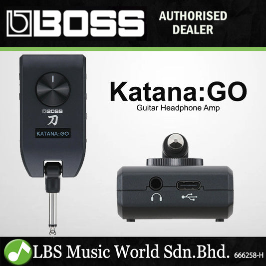 [Clearance] Boss Katana:Go Personal Headphone Amplifier Rechargeable Guitar Amp (Katana Go)