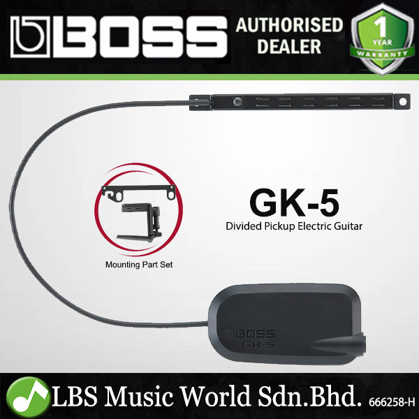 Boss GK-5 Electric Guitar Divided MIDI Pickup System with Serial GK Interface (GK5 GK 5)