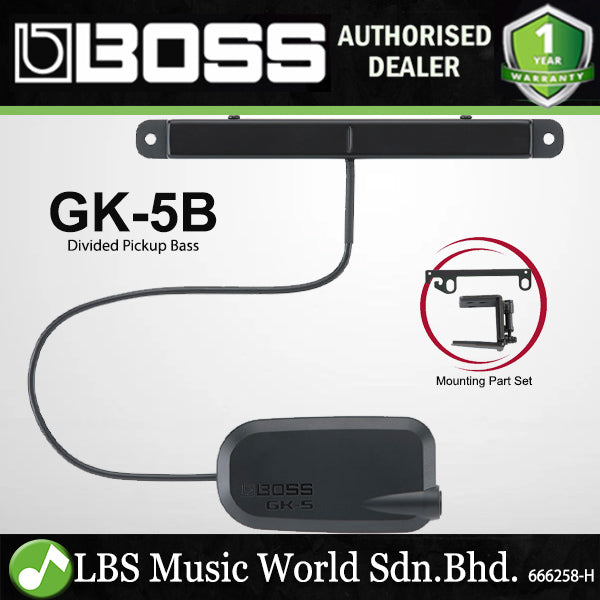 Boss GK-5B Bass Divided MIDI Pickup System with Serial GK Interface (GK5B GK 5B)