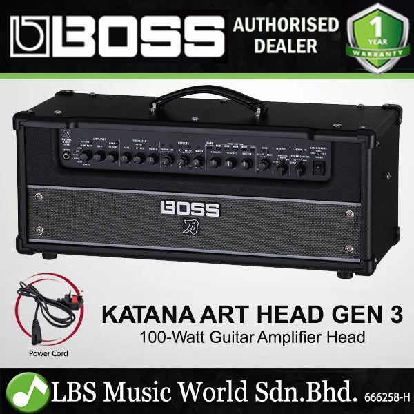 Boss Katana Artist Head Gen 3 100 Watt Guitar Amplifier Head Amp Speaker (KTN-ART)