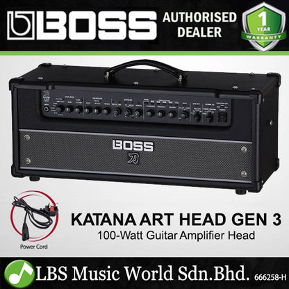 Boss Katana Artist Head Gen 3 100 Watt Guitar Amplifier Head Amp Speaker (KTN-ART)