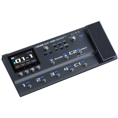 Boss GX-100 Guitar Multi Effects Pedal with Touchscreen Audio Interface and Bag (GX100 GX 100)