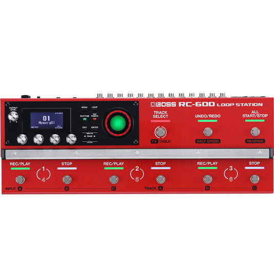 Boss RC-600 Loop Station Stereo Looper Guitar and Microphone Pedal (RC600)