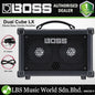 Boss DUAL CUBE BASS LX 10 Watt 2 x 5 Inch Bass Guitar Combo Amplifier with Amp Effect, USB and App