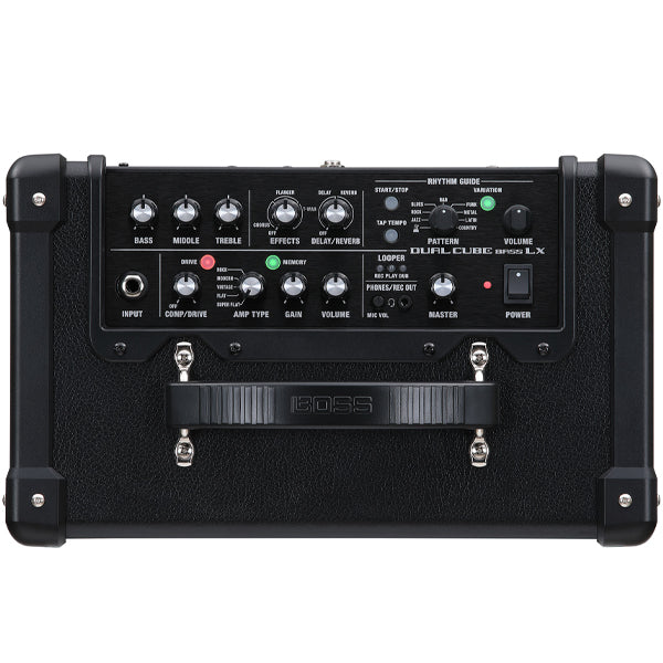 Boss DUAL CUBE BASS LX 10 Watt 2 x 5 Inch Bass Guitar Combo Amplifier with Amp Effect, USB and App