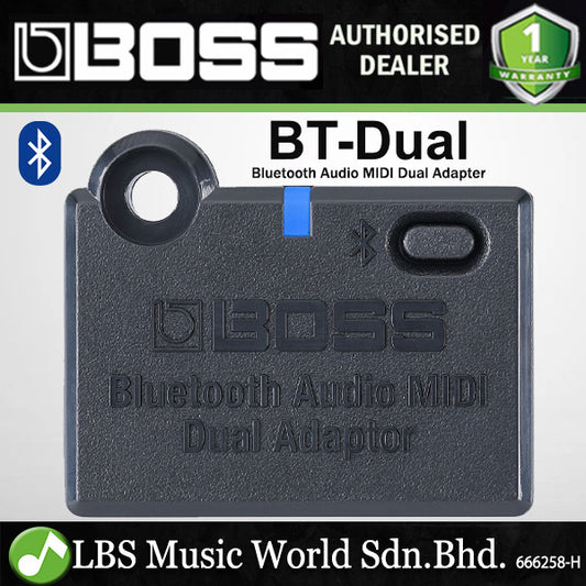 Boss BT-Dual Bluetooth Audio MIDI Dual Wireless Expansion Adapter (BT Dual)