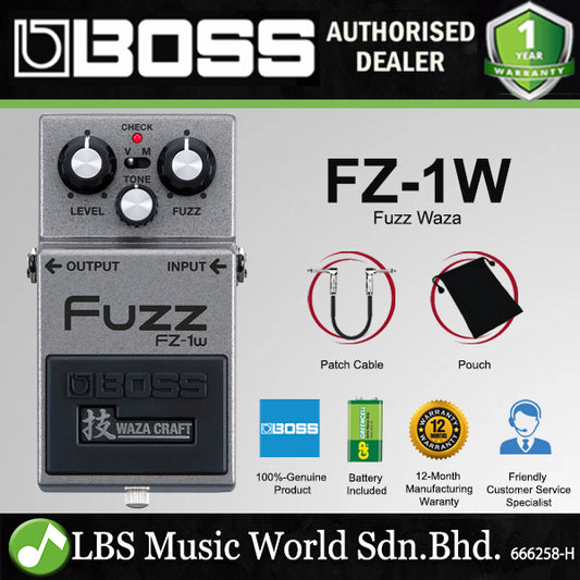Boss FZ-1W Waza Craft Fuzz Guitar Effect Pedal (FZ1W FZ 1W)