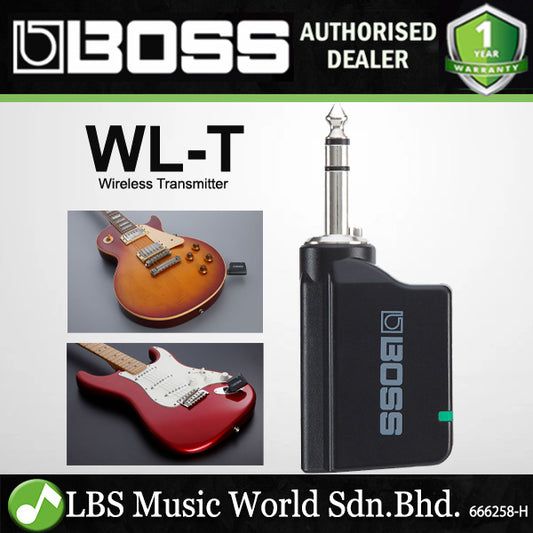 Boss WL-T Wireless Transmitter for Guitar with Rechargeable Battery (WLT WL T)