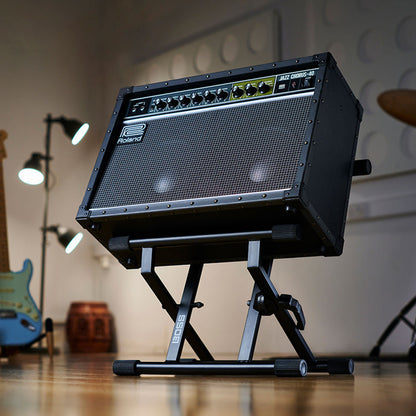 Boss BAS-1 Amplifier Stand with Tilt Back Design and Telescoping Amp Support Arm (BAS1)