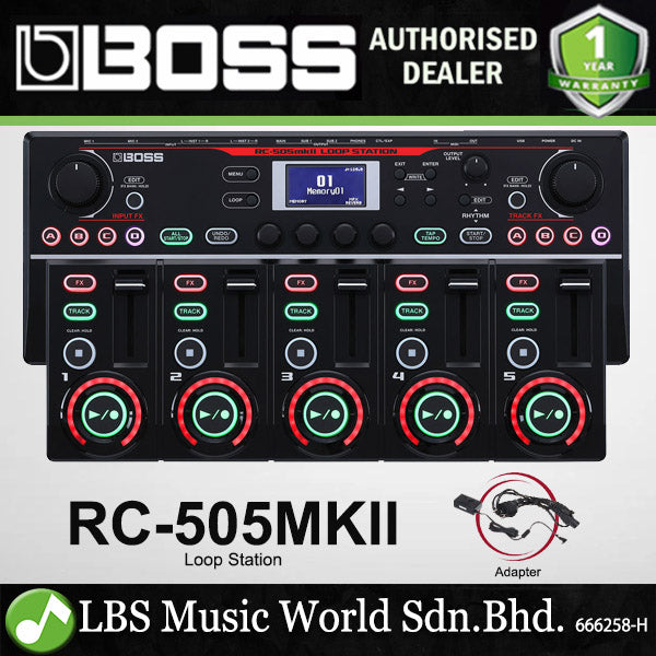 Boss RC-505MKII Loop Station Tabletop Looper with Phantom Power (RC505 MK2)