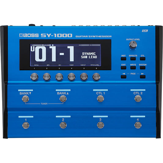Boss SY-1000 Guitar Synthesizer Effects Pedal for Electric Guitar and Bass (SY1000)