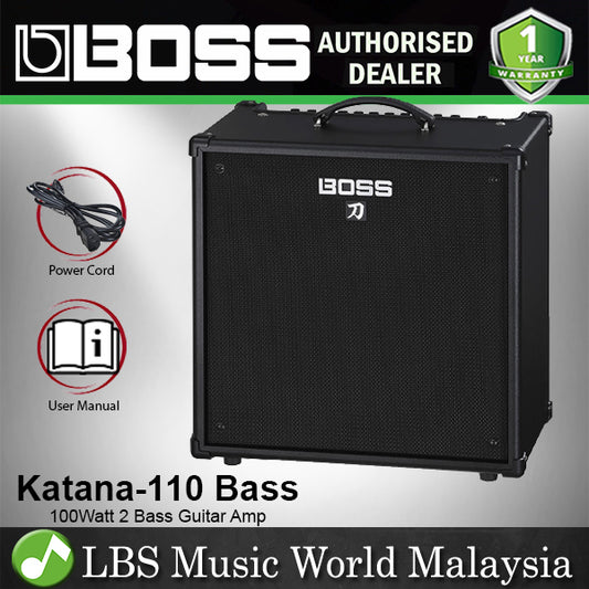 Boss Katana-110 Bass Amp 60 Watt 1x10 Inch Combo Speaker Amplifier with USB (Katana 110)