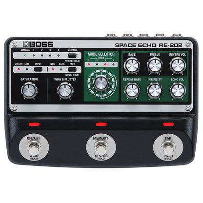 Boss RE-202 Space Echo Digital Delay Guitar Effect Pedal with 12 Echo Combinations (RE202 RE 202)